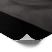 Schnauzer Hondenportret Grijs Pak Bow Stropdas Poster (Hoek)