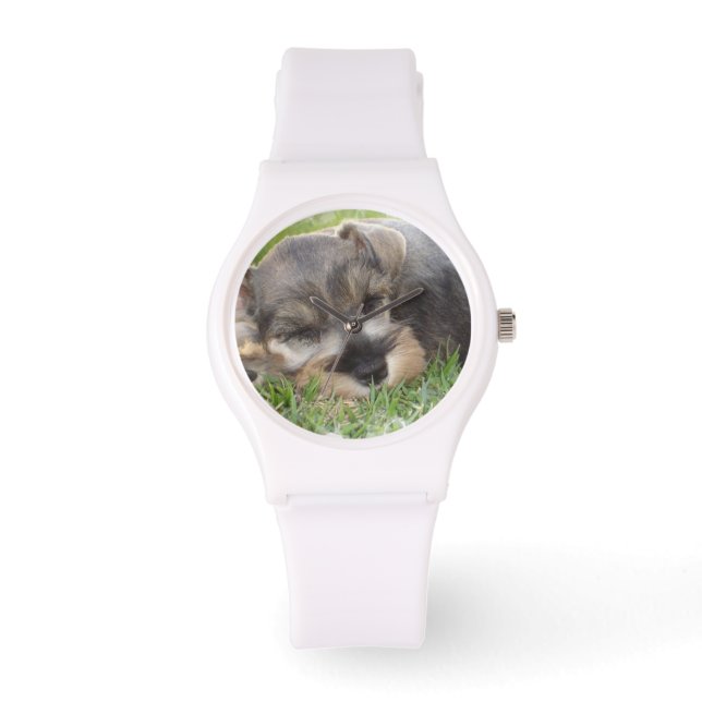 Schnauzer Horloge (Voorkant)