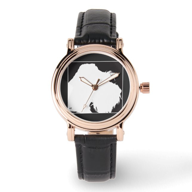 Schnauzer Horloge (Voorkant)