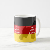 Schnauzer "Ik ken een beetje Duits" Coffee Mok (Voorkant rechts)