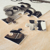 Schnauzer Illustratie Legpuzzel (Zijkant)