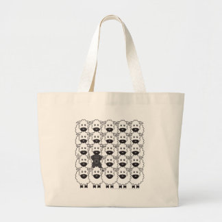 Schnauzer in de schapen grote tote bag