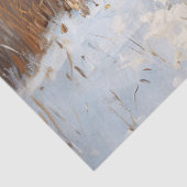 Schnauzer in de winter Sneeuw Decoupage Tissuepapier (Detail)