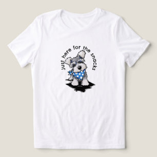 Schnauzer is hier voor snacks T-shirt