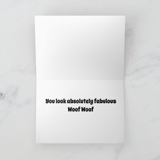 SCHNAUZER KAN NIET GELOVEN DAT JE *60* VERJAARDAG  KAART (Binnen)