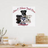 Schnauzer kan niet slechts één Print hebben (Keuken)