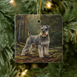 Schnauzer  keramisch ornament