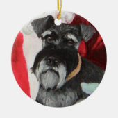 schnauzer keramisch ornament (Voorkant)