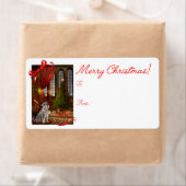 Schnauzer Kerst Geschenk Labels (Insitu)