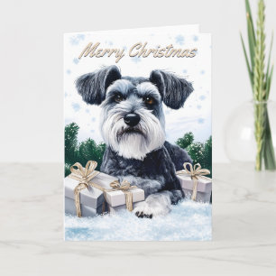 Schnauzer Kerst Kaart
