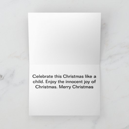 Schnauzer Kerst Kaart (Binnen)