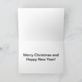 Schnauzer Kerst Kaart (Binnen)