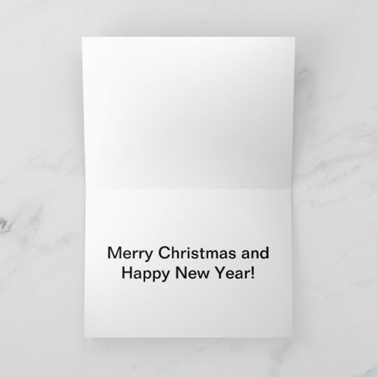 Schnauzer Kerst Kaart (Binnen)