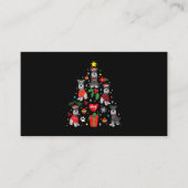 Schnauzer kerstboomversier Funny Pet Dog Informatiekaartje (Voorkant)