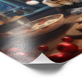 Schnauzer Kerstkoekjes Feestelijke vakantie Foto Afdruk (Hoek)