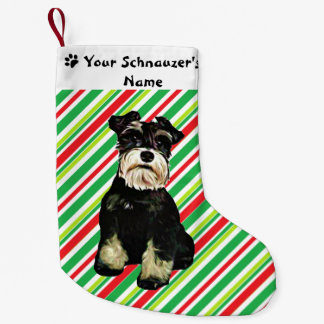 Schnauzer Kerstmis Stocking Kleine Kerstsok