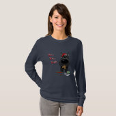 Schnauzer Kerstmis T-shirt (Voorkant volledig)