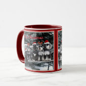 Schnauzer-kerstMok Mok (Voorkant links)