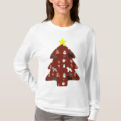 Schnauzer-kerstShirt T-shirt (Voorkant)