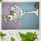 Schnauzer Kitchen Towel Theedoek (Gevouwen)