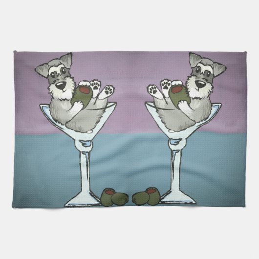 Schnauzer Kitchen Towel Theedoek (Horizontaal)