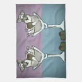 Schnauzer Kitchen Towel Theedoek (Verticaal)