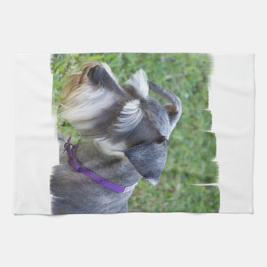 Schnauzer Kitchen Towel Theedoek (Horizontaal)