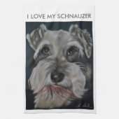 Schnauzer Kitchen Towels Theedoek (Verticaal)