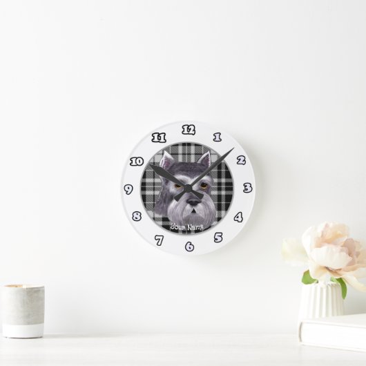 Schnauzer-klok Ronde Klok (Huis)