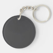 Schnauzer Knuffels & Warme Chocolade Sleutelhanger (Achterkant)