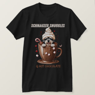 Schnauzer Knuffels & Warme Chocolade T-shirt