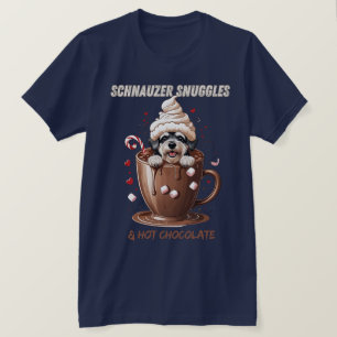 Schnauzer Knuffels & Warme Chocolade T-shirt