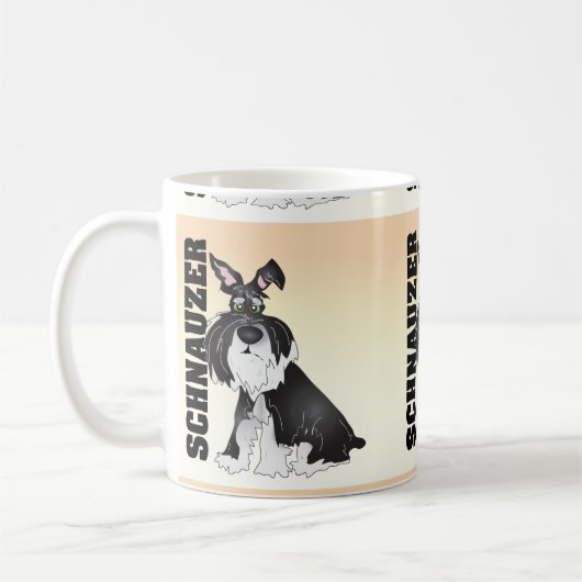 Schnauzer koffiemok (Links)
