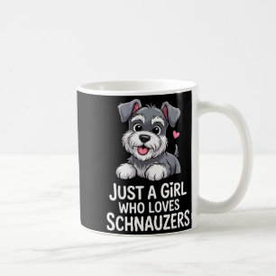 Schnauzer Kunst voor Vrouwen Meisjes Kinderen Mini Koffiemok