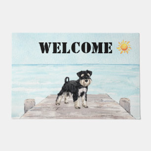 Schnauzer Lake Zomer Deurmat