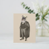 Schnauzer Lawyer 2 Briefkaart (Staand voorkant)