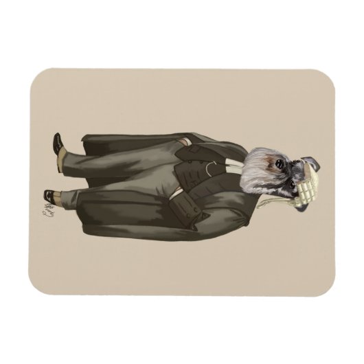 Schnauzer Lawyer 2 Magneet (Horizontaal)