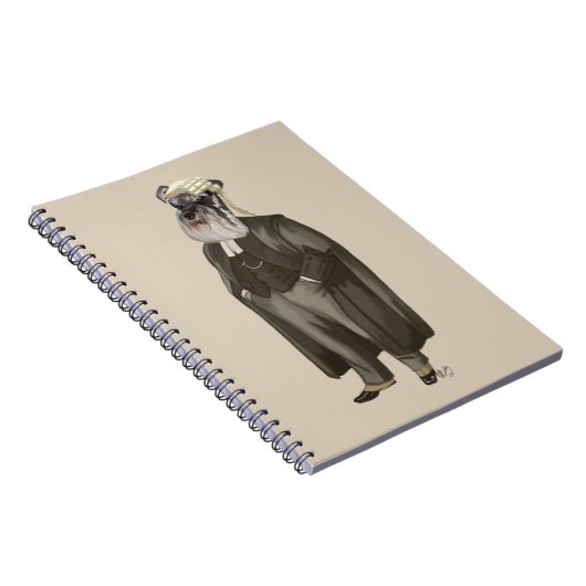 Schnauzer Lawyer 2 Notitieboek (Rechterzijde)