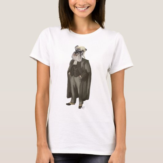 Schnauzer Lawyer 2 T-shirt (Voorkant)