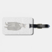 Schnauzer Lawyer Bagagelabel (Achterkant horizontaal)