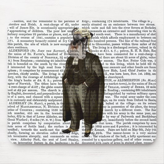 Schnauzer Lawyer Muismat (Voorkant)