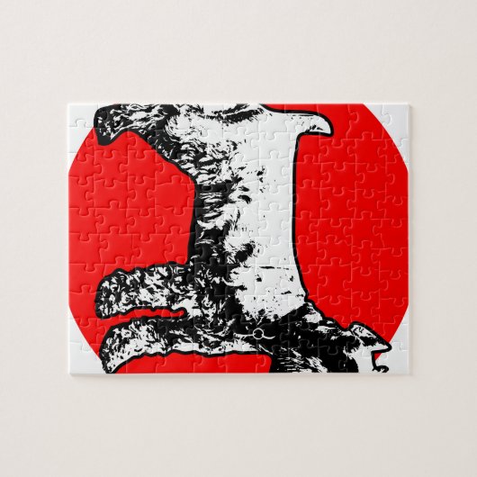 Schnauzer Legpuzzel (Horizontaal)