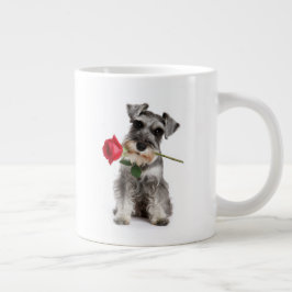 Schnauzer Liefde Grote Koffiekop