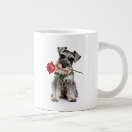 Schnauzer Liefde Grote Koffiekop (Rechts)