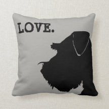 Schnauzer LIEFDE Kussen