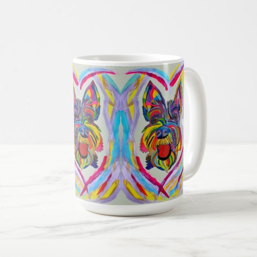 Schnauzer Liefde Mok (Voorkant rechts)