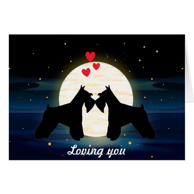 Schnauzer Love (Voorkant Horizontaal)