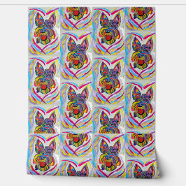 Schnauzer Love Behang