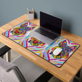 Schnauzer love desk mat