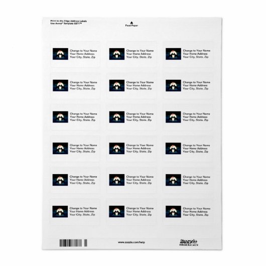 Schnauzer Love Etiket (Full Sheet)